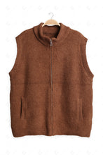 Load image into Gallery viewer, SOLID COLOR VEST MOCHA APPAREL
