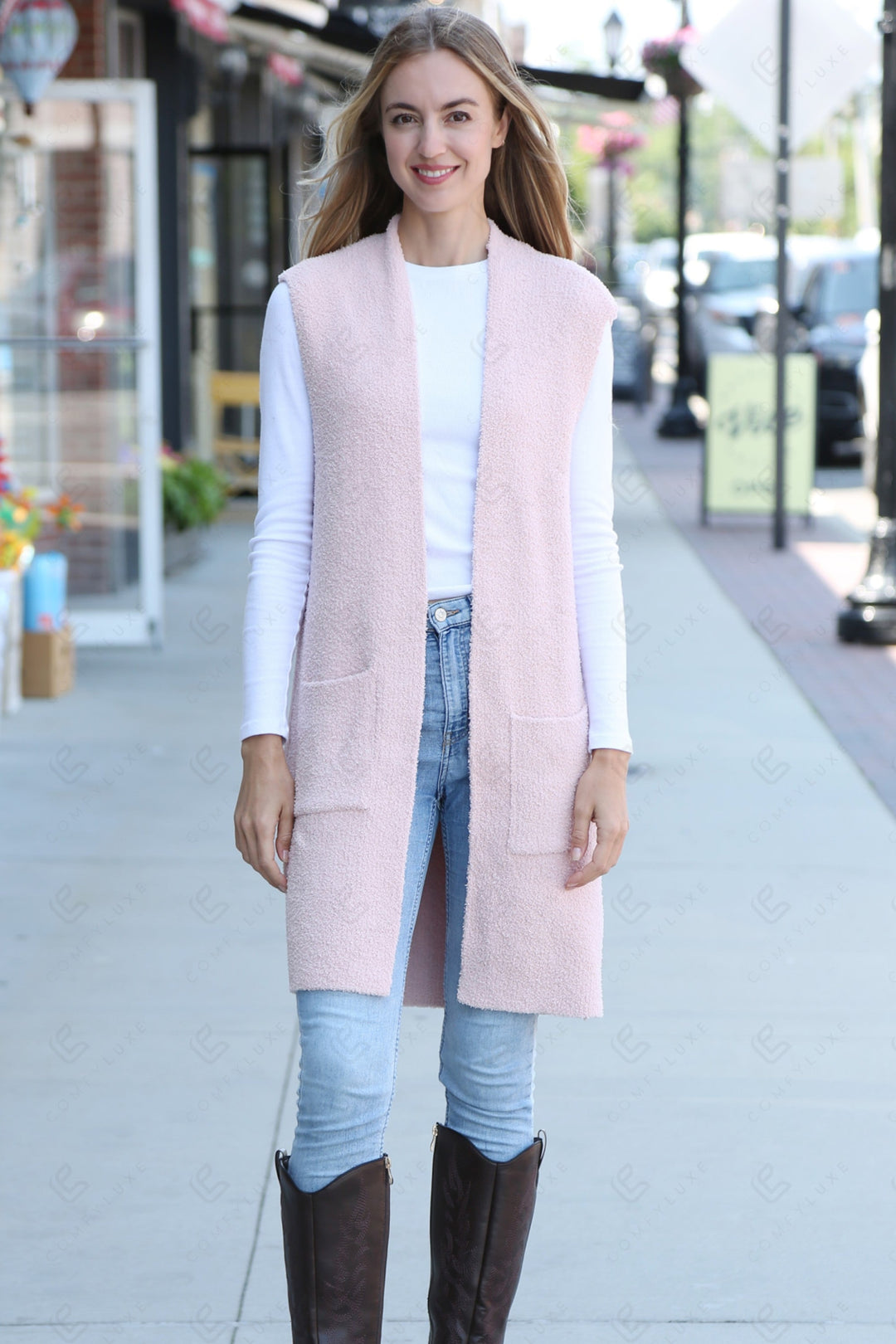 SOLID COLOR VEST APPAREL