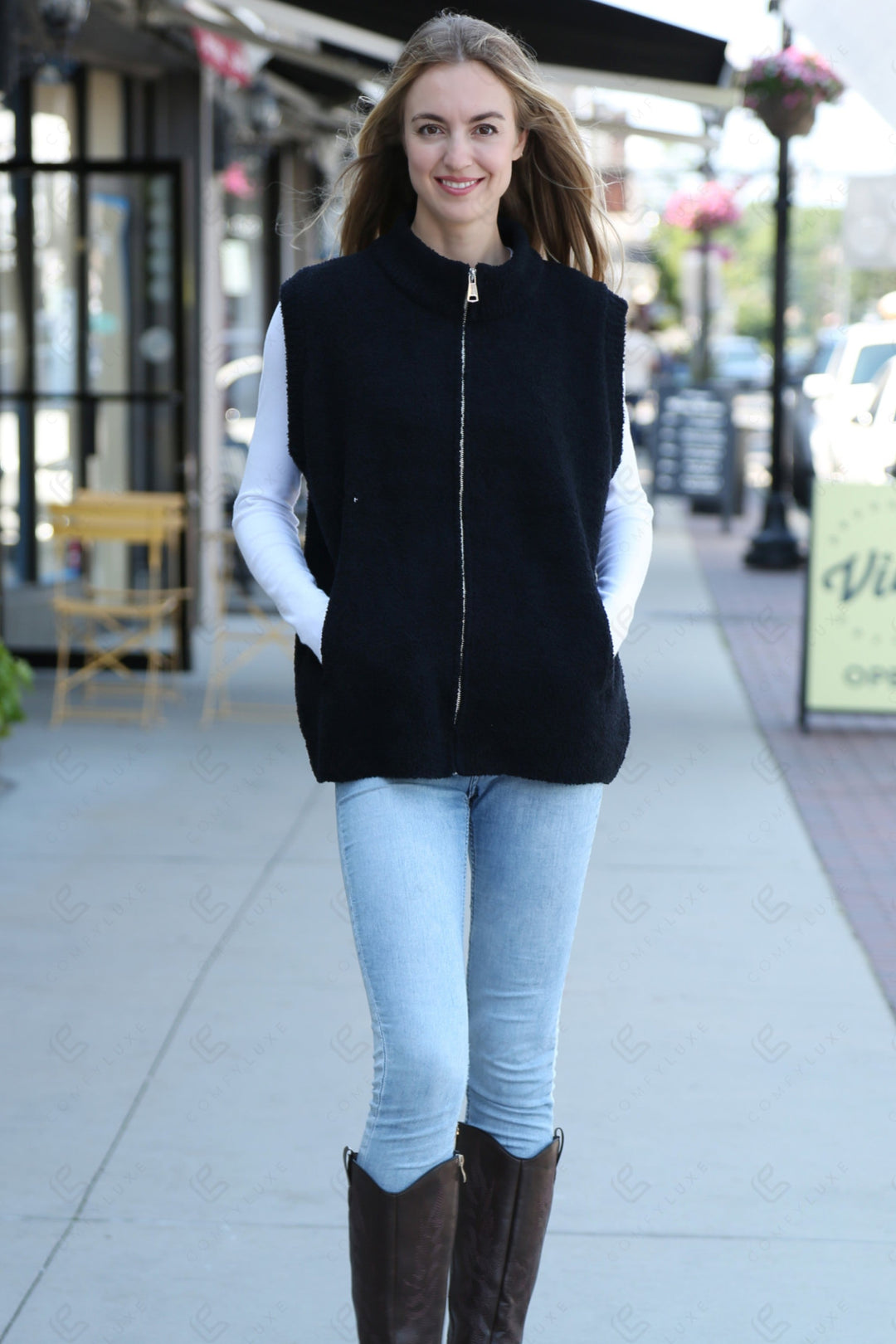 SOLID COLOR VEST APPAREL