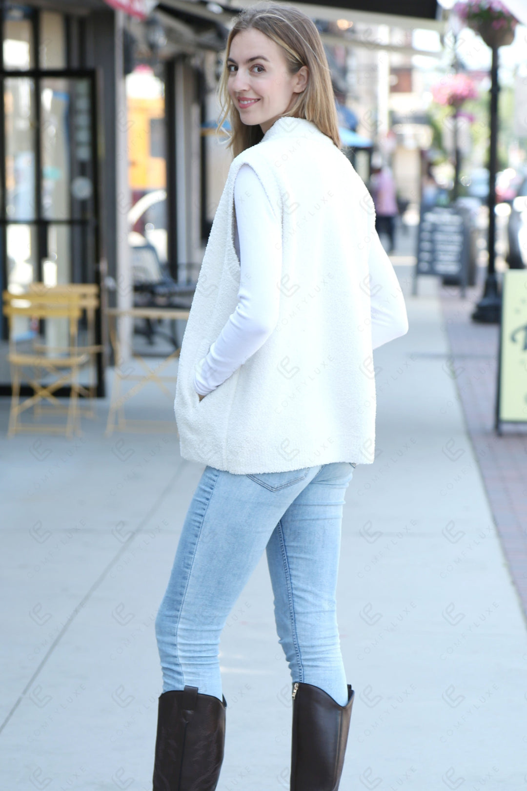 SOLID COLOR VEST APPAREL