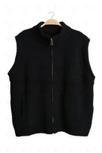Load image into Gallery viewer, SOLID COLOR VEST BLACK APPAREL
