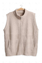 Load image into Gallery viewer, SOLID COLOR VEST BEIGE APPAREL
