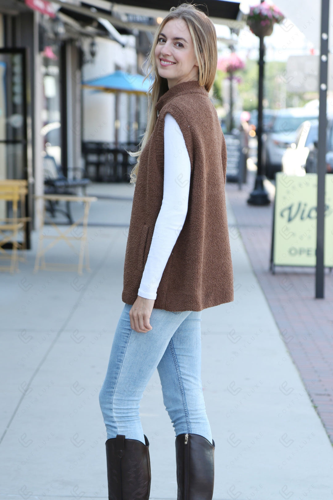 SOLID COLOR VEST APPAREL