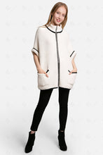 Load image into Gallery viewer, SOLID COLOR W/ COLORED EDGE PATTERN SWEATER APPAREL
