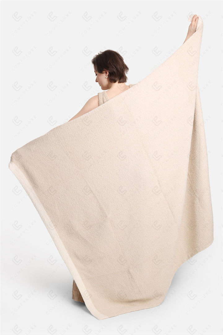 Jcl1011 Beige Throw Blankets