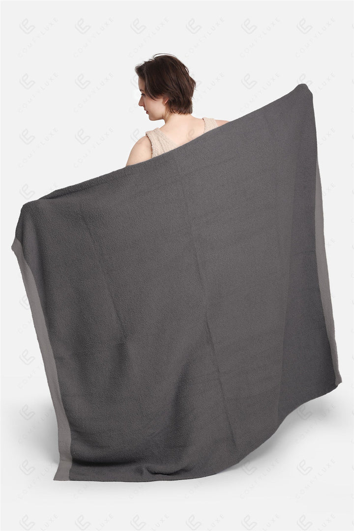 Jcl1011 Gray Throw Blankets