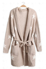 Load image into Gallery viewer, STAR PATTERN ROBE BEIGE APPAREL
