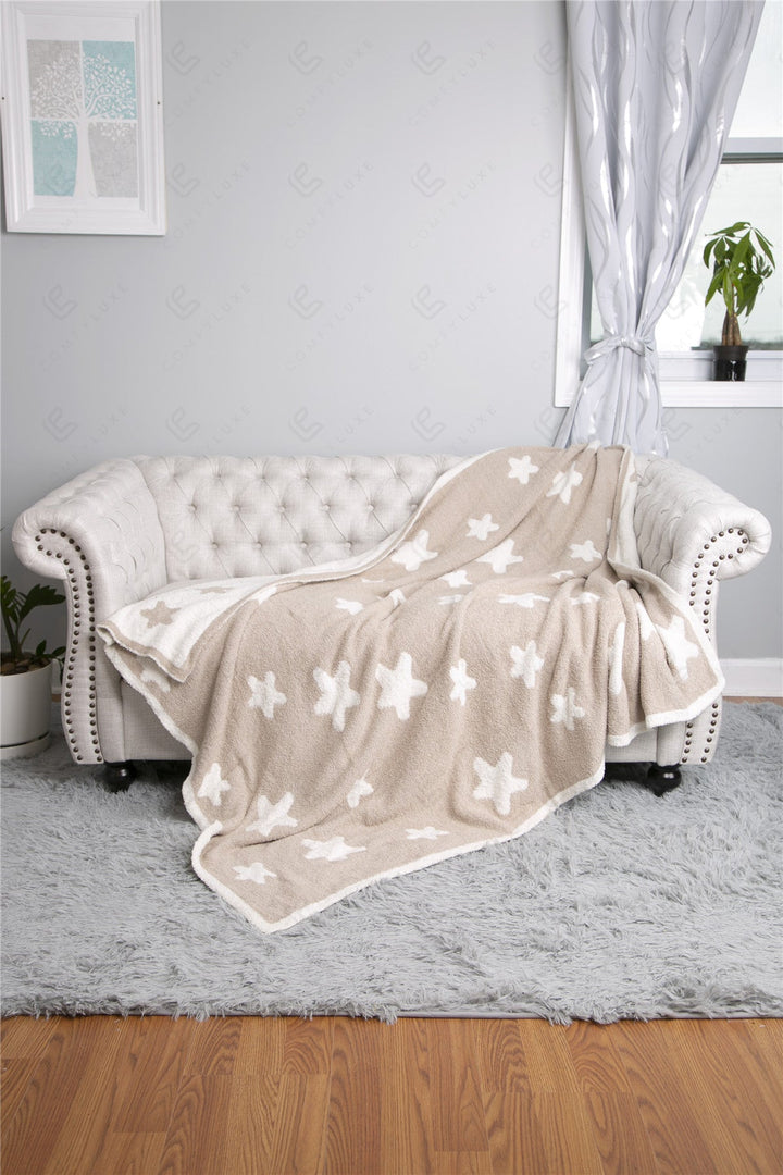 Jcl2029 Beige Throw Blankets