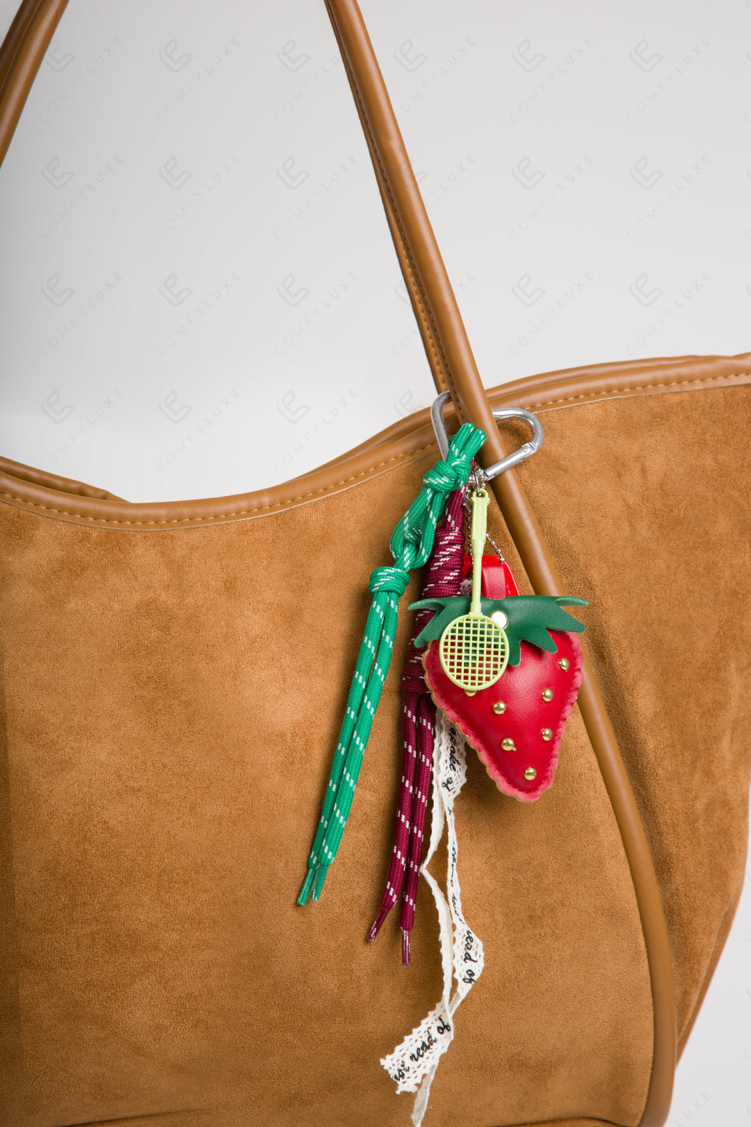 STRAWBERRY KEYCHAIN/BAG CHARM KEYCHAINS
