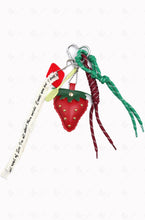 Load image into Gallery viewer, STRAWBERRY KEYCHAIN/BAG CHARM RED KEYCHAINS
