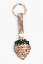 Load image into Gallery viewer, STRAWYBERRY KEYCHAIN/BAG CHARM GOLD KEYCHAINS
