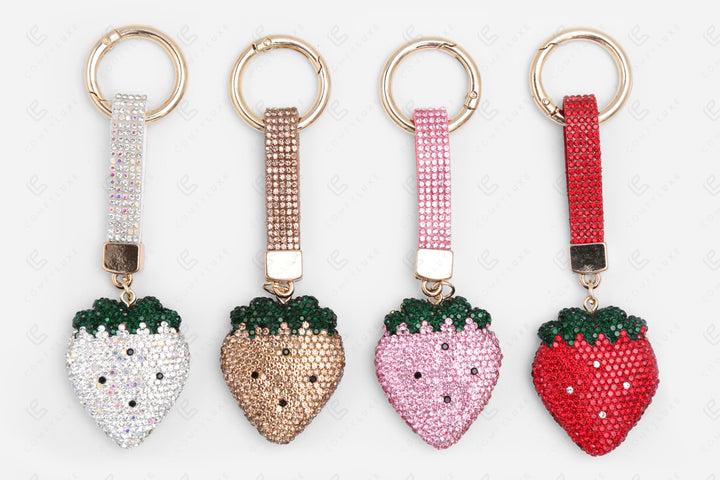 STRAWYBERRY KEYCHAIN/BAG CHARM KEYCHAINS