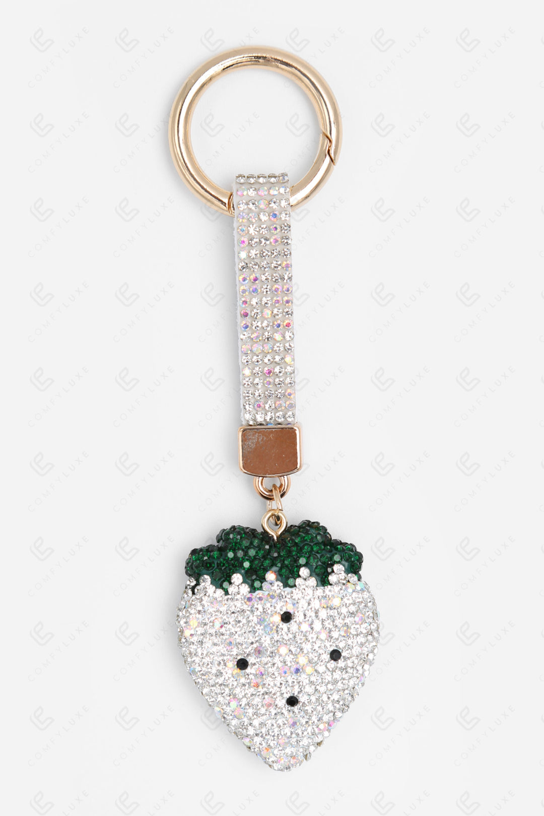 STRAWYBERRY KEYCHAIN/BAG CHARM WHITE KEYCHAINS