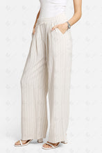 Load image into Gallery viewer, STRIPED PATTERN PANTS BEIGE APPAREL
