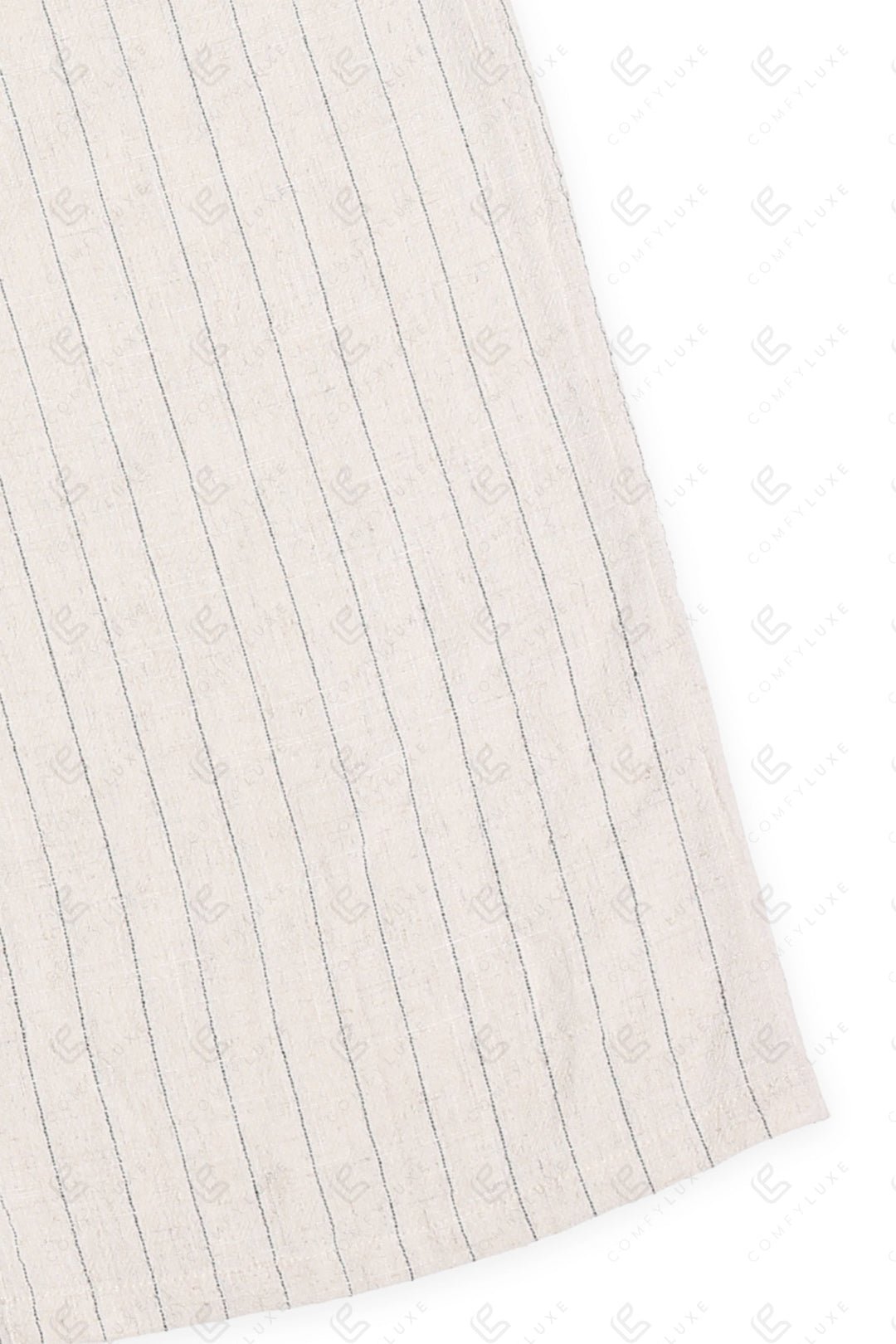 STRIPED PATTERN PANTS BEIGE APPAREL