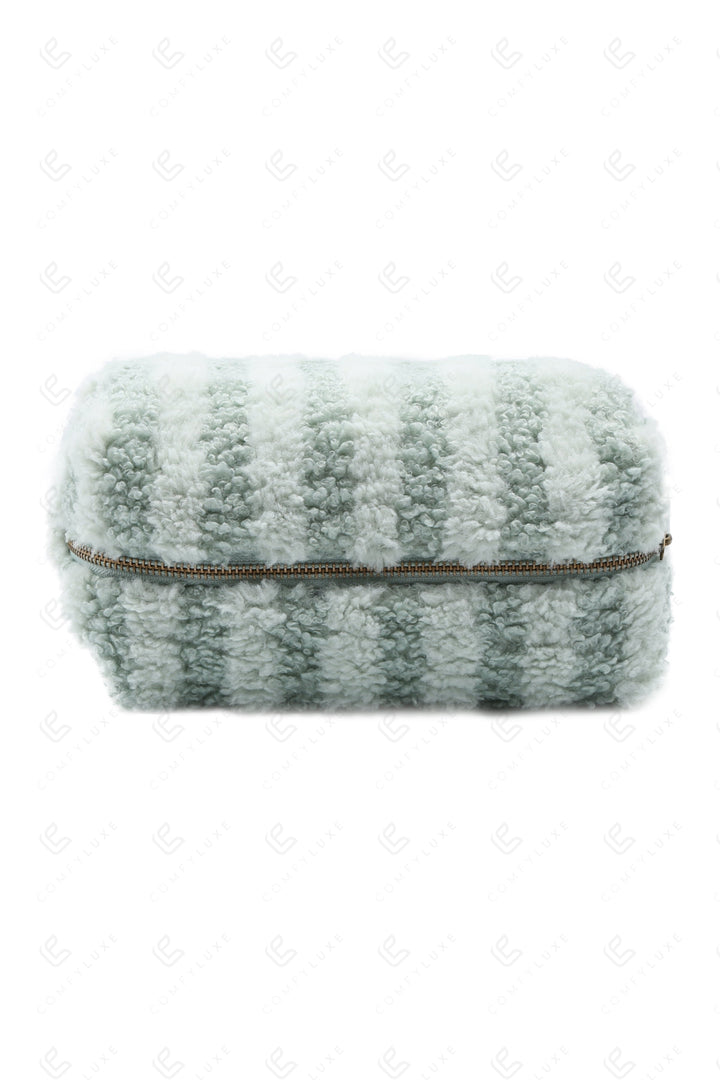 STRIPED PATTERN TRAVEL POUCH BAGS