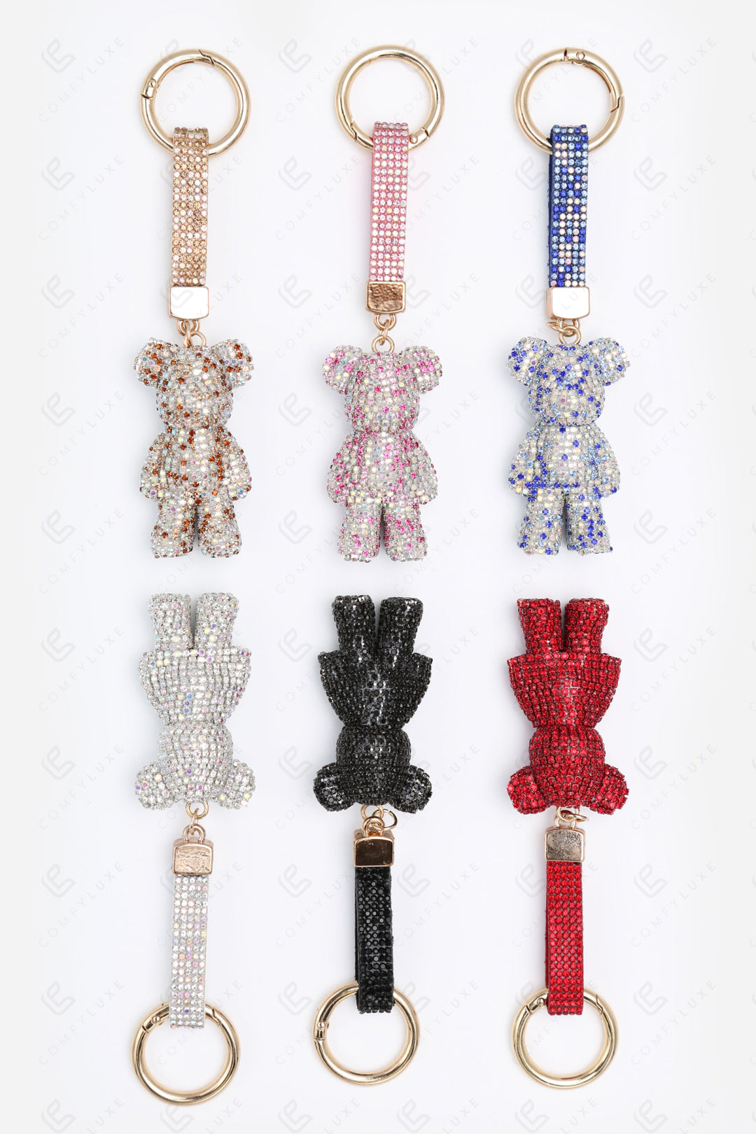 TEDDY BEAR KEYCHAIN/BAG CHARM KEYCHAINS