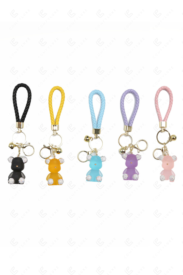 TEDDY BEAR KEYCHAIN/BAG CHARM KEYCHAINS