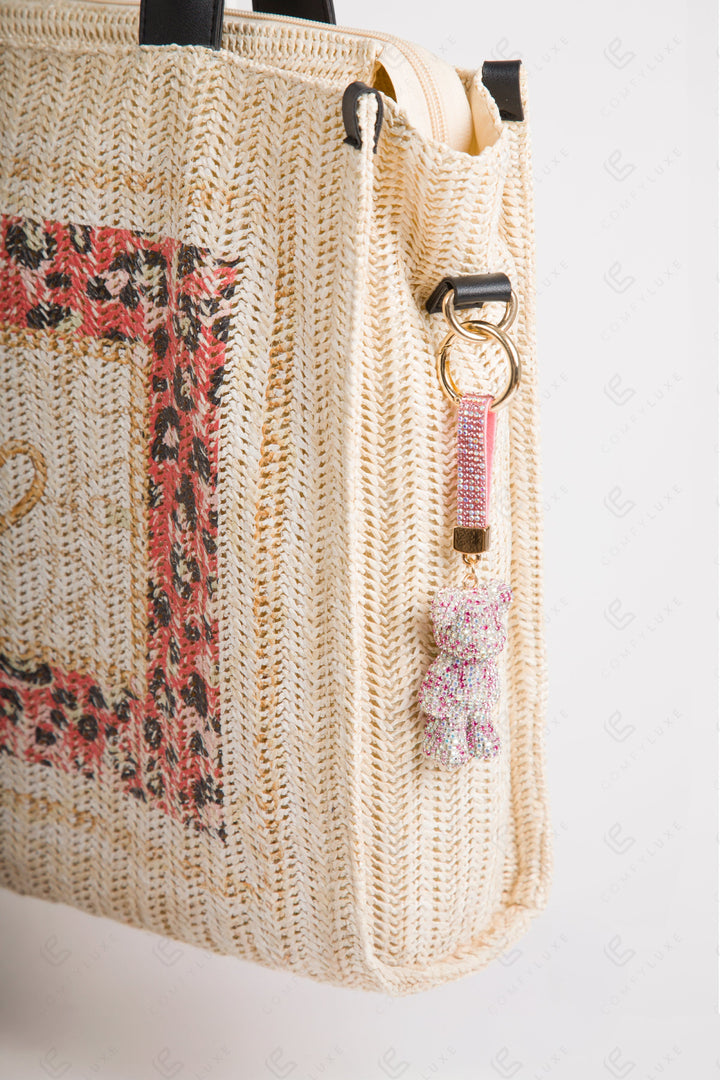 TEDDY BEAR KEYCHAIN/BAG CHARM KEYCHAINS