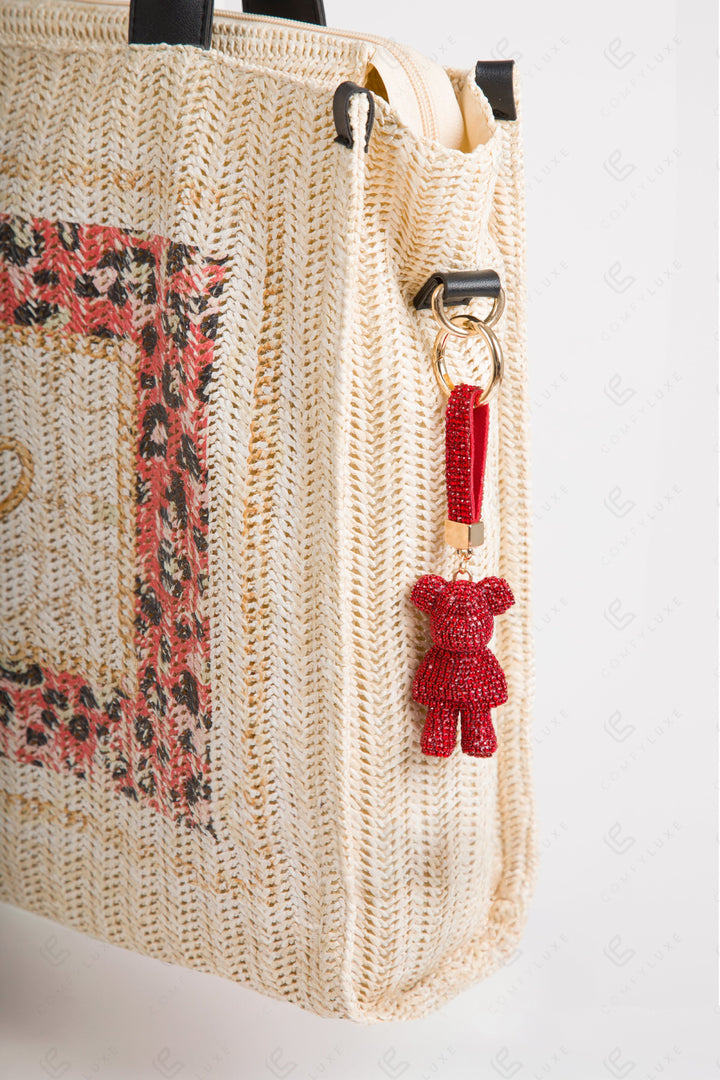 TEDDY BEAR KEYCHAIN/BAG CHARM KEYCHAINS