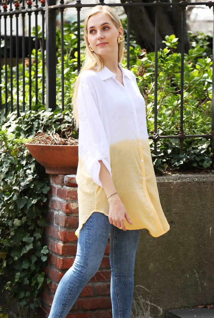 TIE-DYE PATTERN SHIRT APPAREL