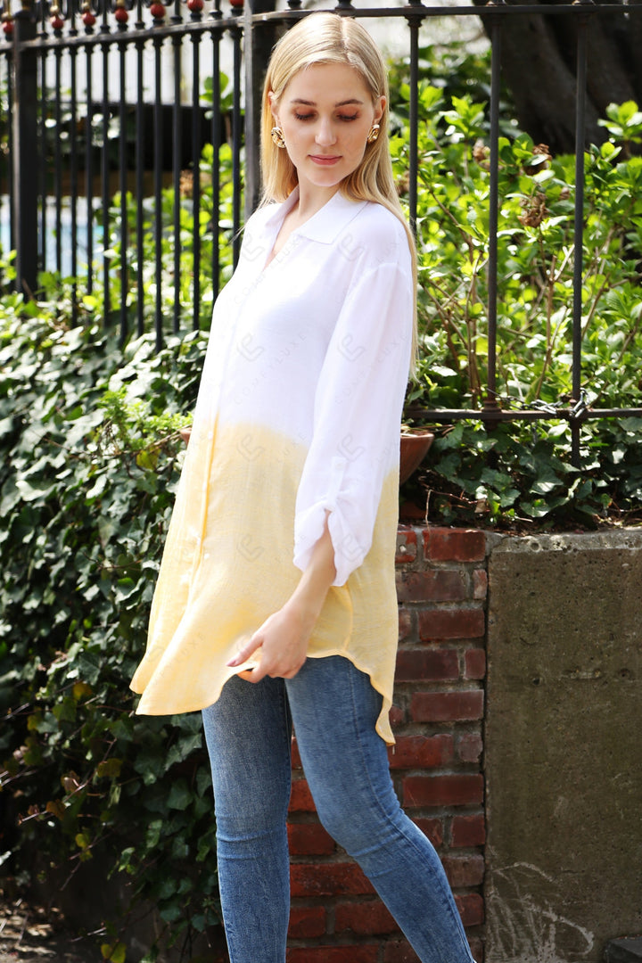 TIE-DYE PATTERN SHIRT APPAREL