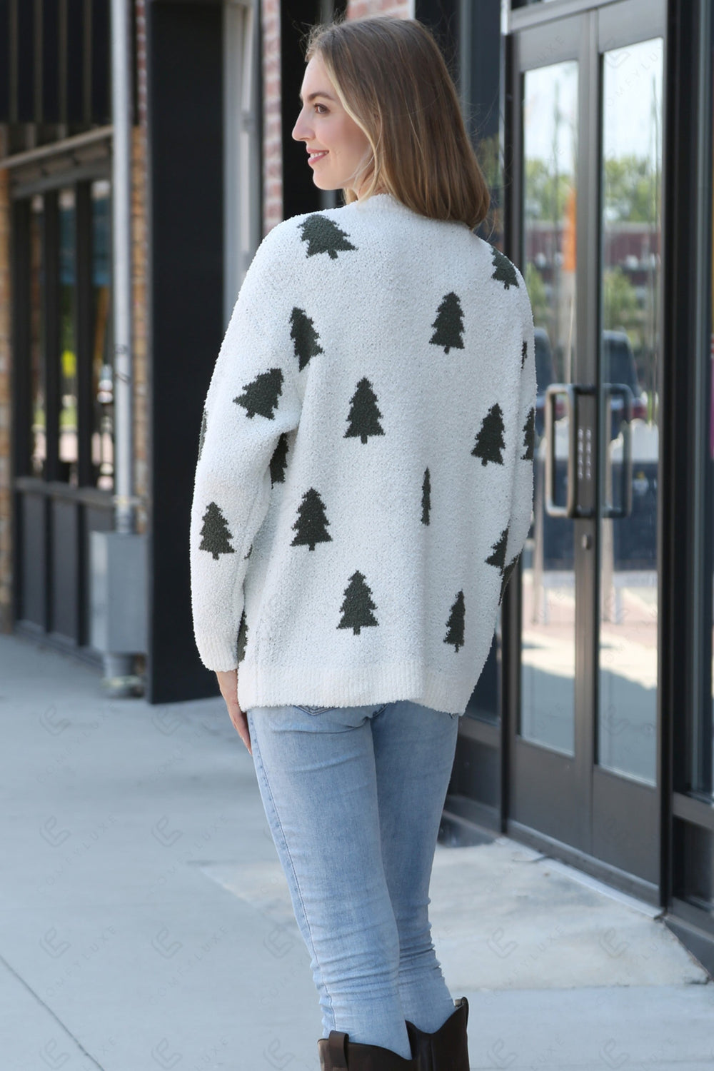 TREE PATTERN SWEATER TREE APPAREL