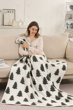 Load image into Gallery viewer, TREE PATTERN THROW BLANKET TREE THROW BLANKETS
