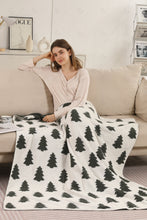 Load image into Gallery viewer, TREE PATTERN THROW BLANKET TREE THROW BLANKETS
