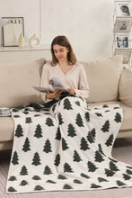 Load image into Gallery viewer, TREE PATTERN THROW BLANKET TREE THROW BLANKETS
