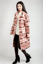Load image into Gallery viewer, TRIBAL PATTERN COAT PINK APPAREL
