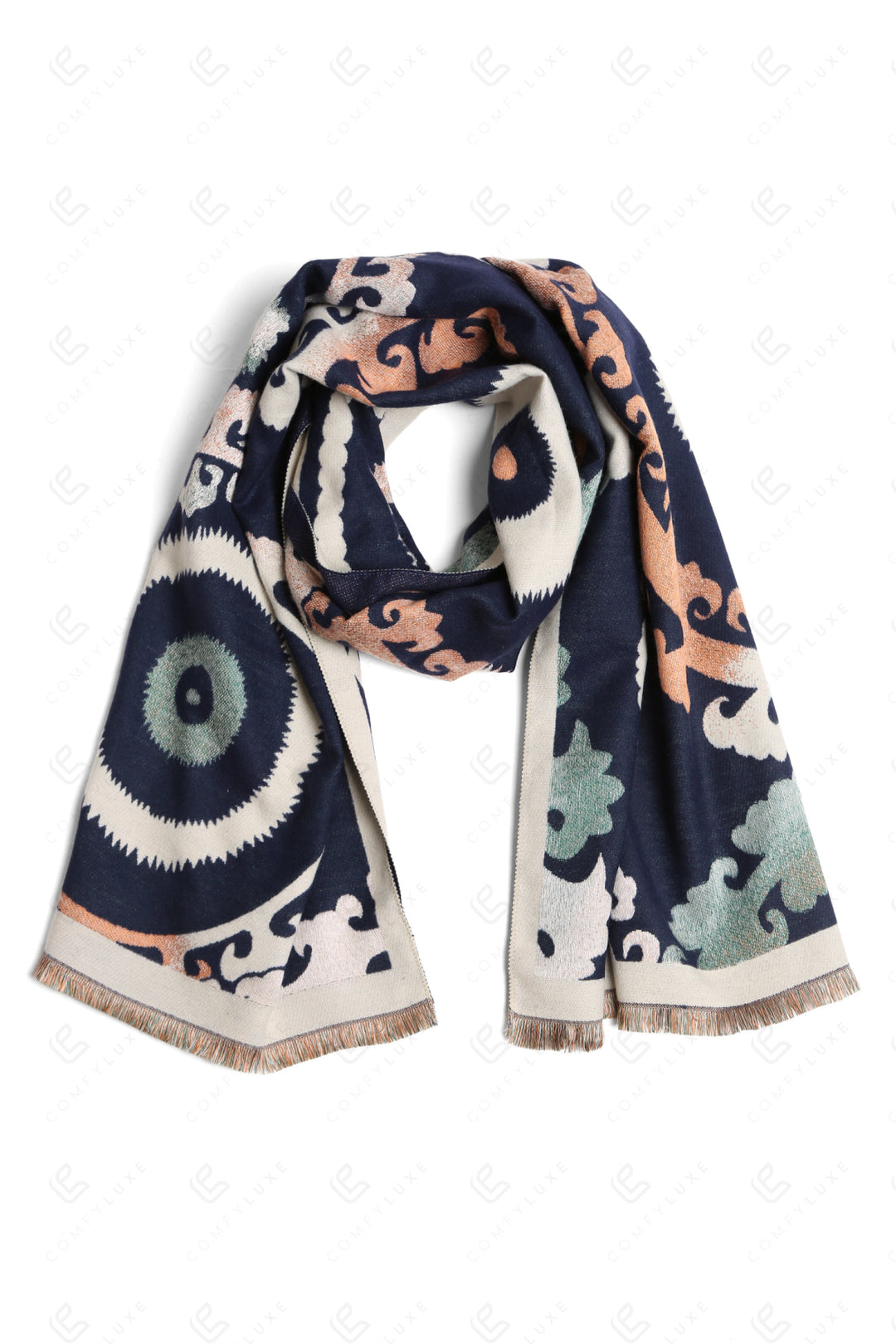 Js2410 Navy Scarves
