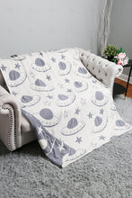 Load image into Gallery viewer, UFO &amp; STAR PATTERN THROW BLANKET UFO THROW BLANKETS
