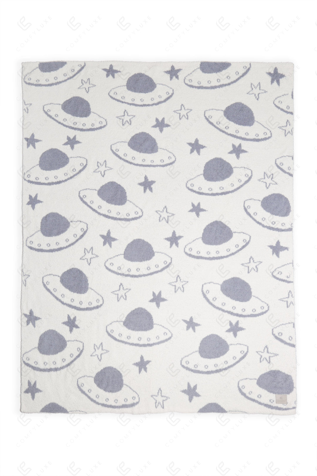 UFO &amp; STAR PATTERN THROW BLANKET UFO THROW BLANKETS