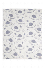 Load image into Gallery viewer, UFO &amp; STAR PATTERN THROW BLANKET UFO THROW BLANKETS
