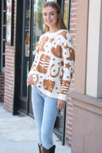 Load image into Gallery viewer, WESTERN PATTERN SWEATER BROWN APPAREL
